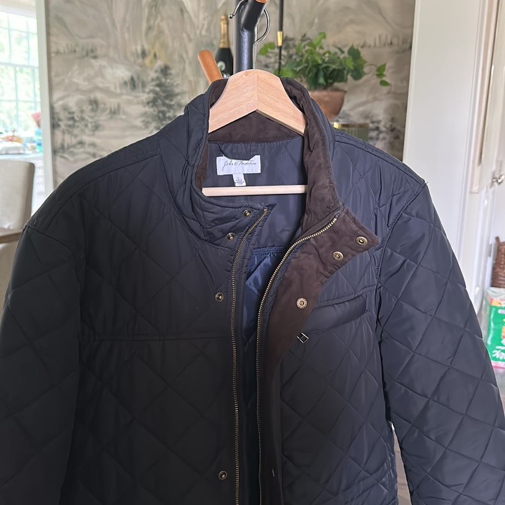Men’s Navy Quilted Jacket Gem